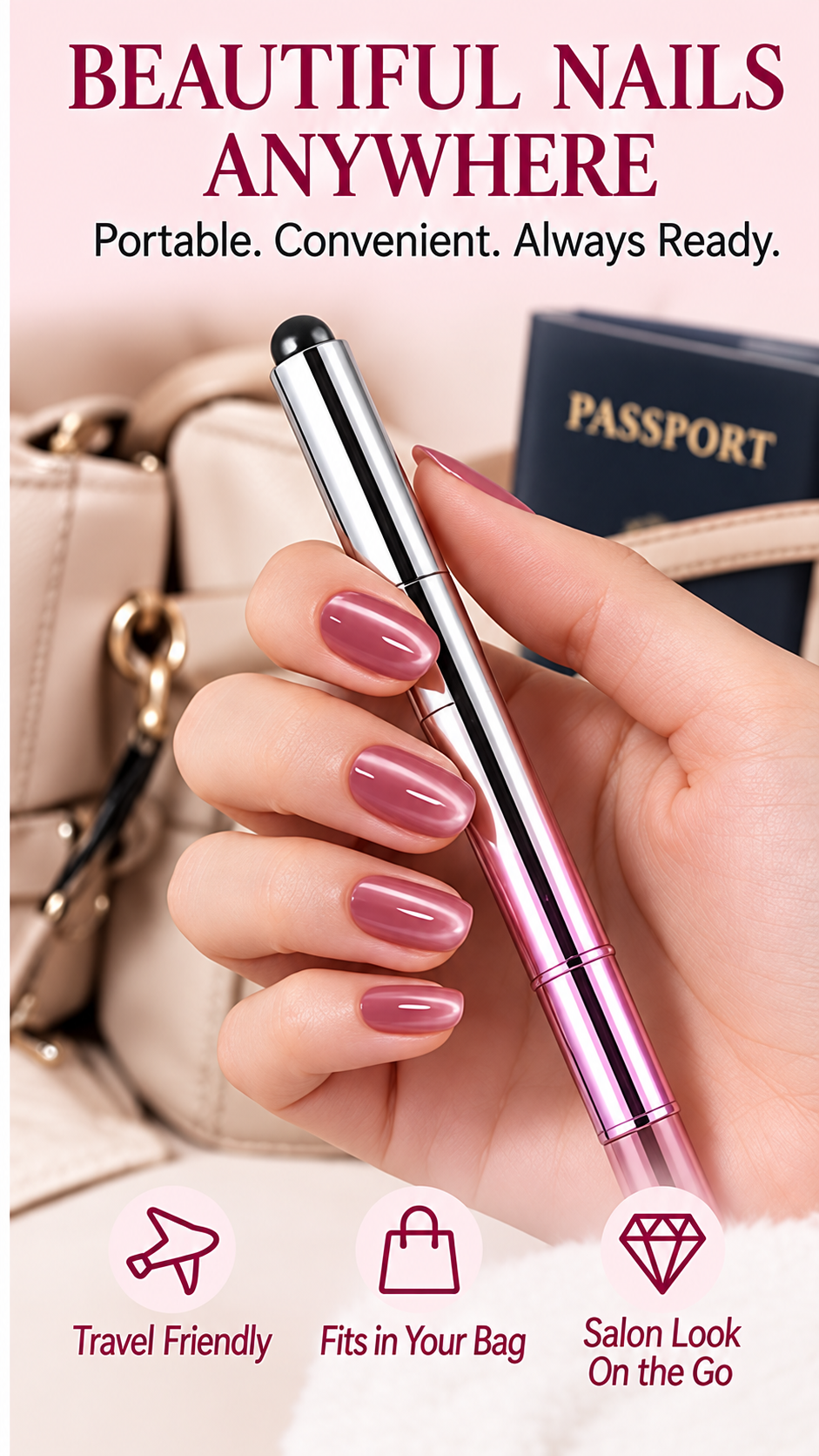 6-in-1 Magnetic Cat Eye Gel Nail Pen –✨ MAGNETIC MAGIC AT YOUR FINGERTIPS 💅 magnetic cat-eye nail pen
