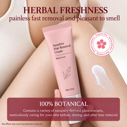 HERBMICAL Botanical Hair Removal Cream – Gentle & Fast, Gentle Hair Removal. Soft, Smooth Skin in Minutes.